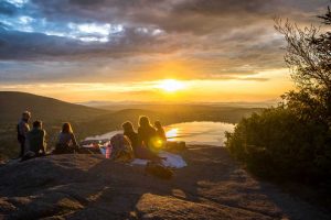 Excursion at knock crag, picnic