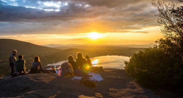 Excursion at knock crag, picnic